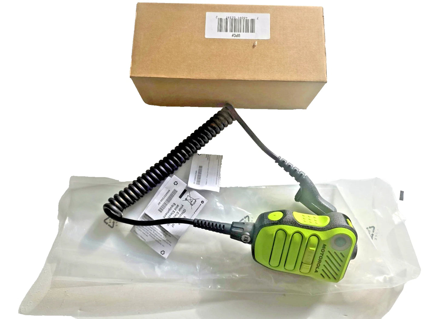 NEW MOTOROLA  APX NEXT XN XVN500 PMMN4138A REMOTE SPEAKER MIC NOISE SUPPRESSION