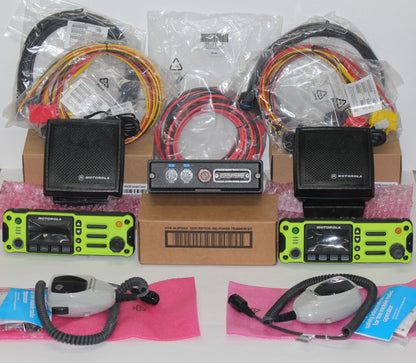 MOTOROLA APX APX7500 700/800 VHF DUAL BAND DIGITAL RADIO P25 TDMA DUAL HEADS AES