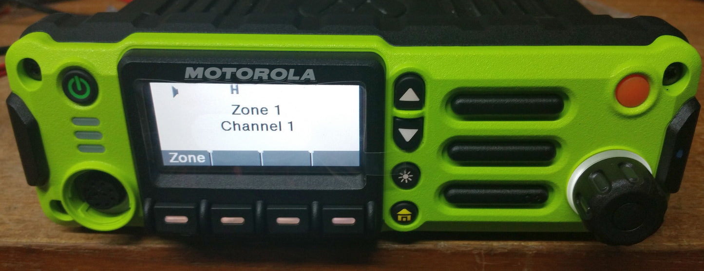 MOTOROLA APX4500 700/800  MHZ DIGITAL MOBILE RADIO P25 I AND II TDMA AES GREEN