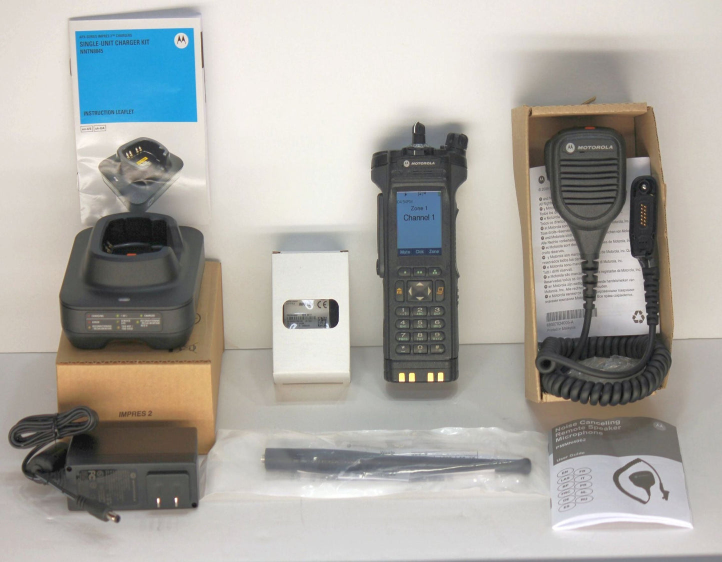 MOTOROLA APX7000 UHF R2 450-520 MHZ VHF 136-174 DIGITAL RADIO P25 TDMA FPP AES